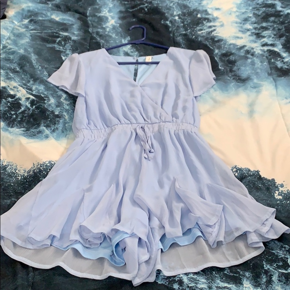 Light blue Romper